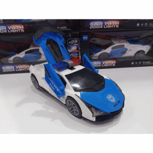 BUGATTİ ÇARP DÖN MÜZİKLİ ÇOK IŞIKLI POLİS ARABASI