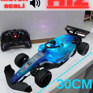 2.4 Ghz 30 Cm 20 Km Hızlı Şarjlı Işıklı Motor Sesli Full Fonksiyon Uzaktan Kumandalı F1 Formüla Yarış Arabası