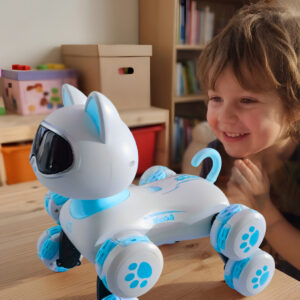 Akıllı Robot Kedi 360 Derece Dönebilen Çok Fonksiyonlu Uzaktan Kumandalı Oyuncak