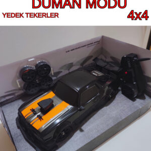 1:16 Ölçek 2.4Ghz Uzaktan Kumandalı Full Fonksiyon Şarjlı Dodge Challenger Görünümlü Drift Araba