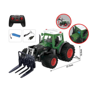 2.4Ghz 1:24 Uzaktan Kumandalı 30 Metre Çekim Mesafeli 6 kanal Şarjlı Full Fonks Traktör Çiftçi Aracı (ÇİFTÇİ)