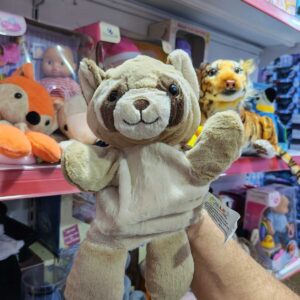 Sevimli Renkli Hayvan Temalı Peluş Oyuncak El Kuklası (RAKUN)