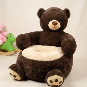 50 Cm Peluş Oyuncak Peluş Hayvan Koltuk (BOZ AYICIK)
