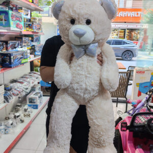 1 Metre Sevimli Peluş Oyuncak Ayıcık (GRİ)