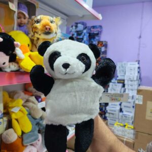 Sevimli Renkli Hayvan Temalı Peluş Oyuncak El Kuklası (PANDA)