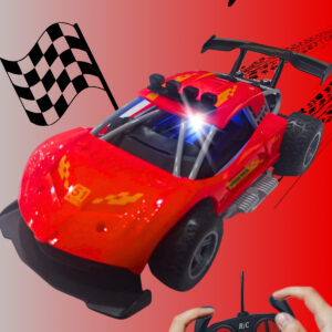 1:18 Ölçek 27 Mhz Uzaktan Kumandalı Hızlı Şarjlı Işıklı Full Fonksiyon Yarış Arabası Drift (KIRMIZI)