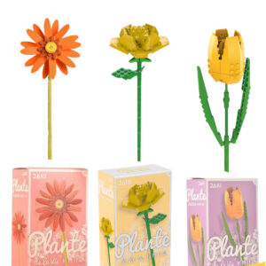 3 Lü Set Dekoratif Gül Çiçek Buketi Yapım Seti Oyuncaksu 200 + parça Full Set/Ebedi Çiçek SET -1