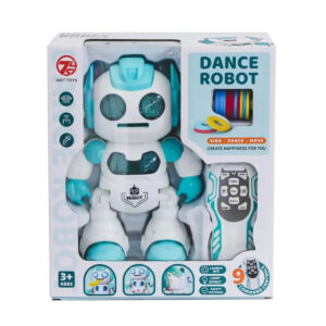 Disk Atan Dans Eden Kumandalı Full Fonksiyon Pilli Tatlı Robot (MAVİ)